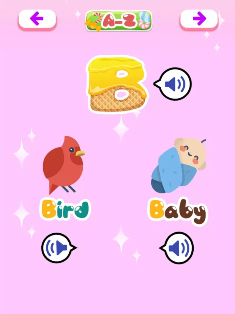 Tangkapan layar ABC Alphabet Music iPad 