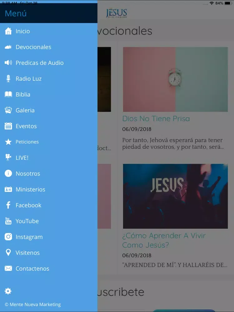 ภาพหน้าจอของ Jesus es el Camino iPad 