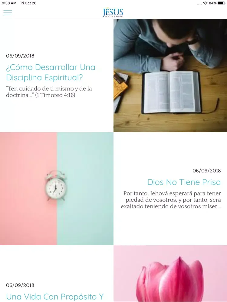ภาพหน้าจอของ Jesus es el Camino iPad 
