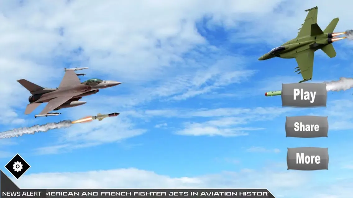 Jet air to air Combat سکرین شاٹس