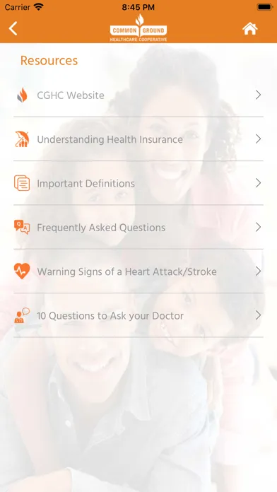 Tangkapan layar Common Ground Healthcare Co.