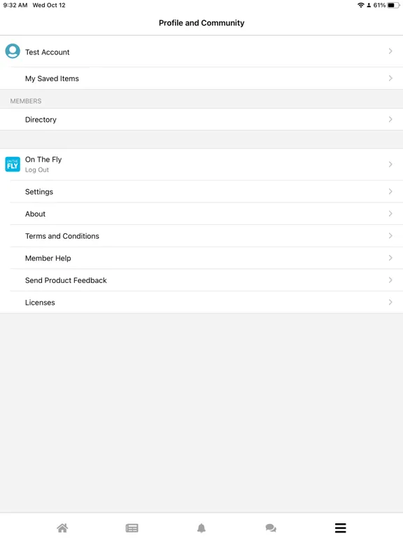 Zrzuty ekranu JetBlue On the Fly iPad 