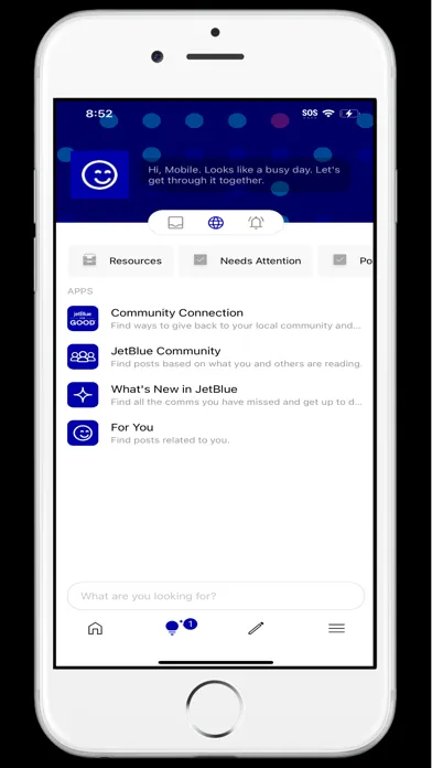 Zrzuty ekranu JetBlue On the Fly