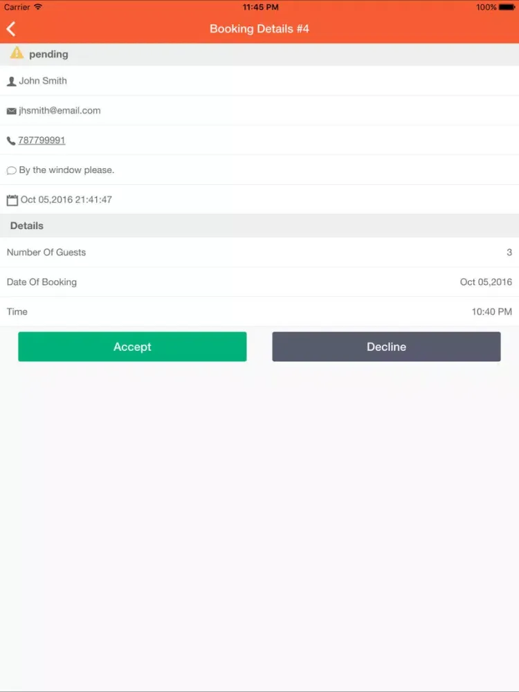 JetChef for Restaurants iPad  Ekran Görüntüleri