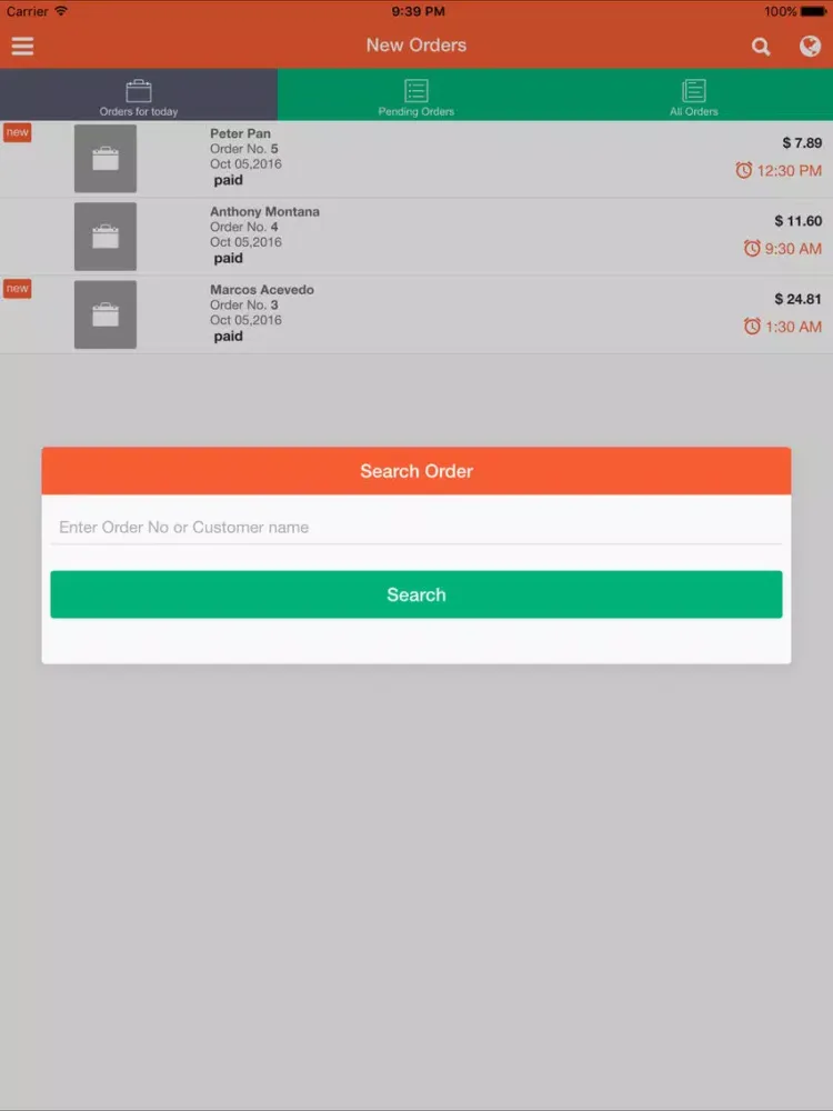 JetChef for Restaurants iPad  Ekran Görüntüleri