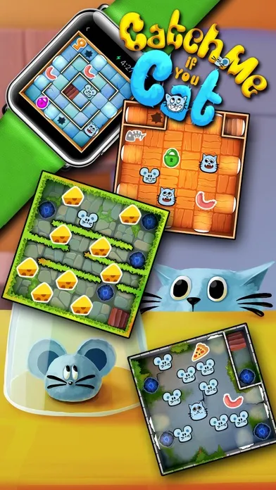 Catch Me If You Cat: Puzzle Game for Apple Watch 스크린샷