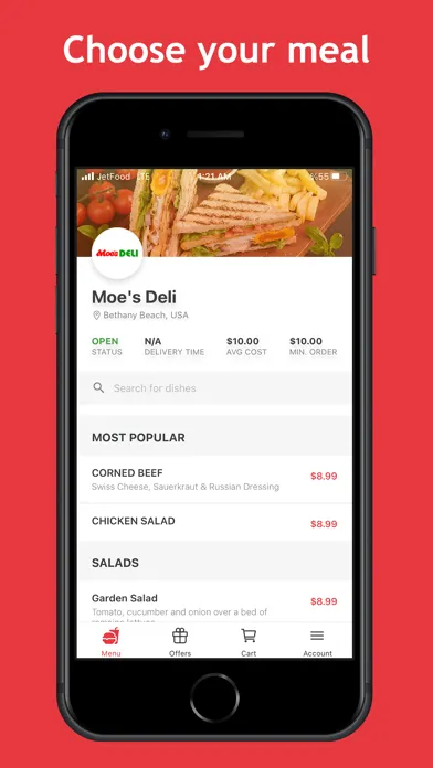 Moe's Deli スクリーンショット