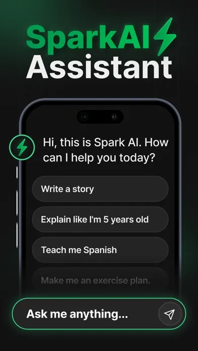 ภาพหน้าจอของ Spark AI: Chat & Assistant