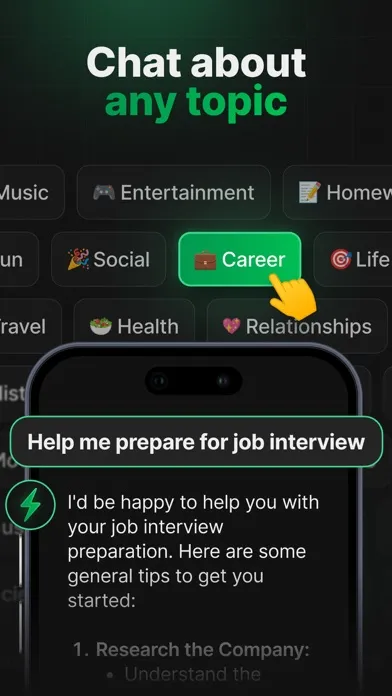 ภาพหน้าจอของ Spark AI: Chat & Assistant