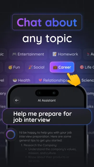 ภาพหน้าจอของ Gemmy AI: Chat & Assistant