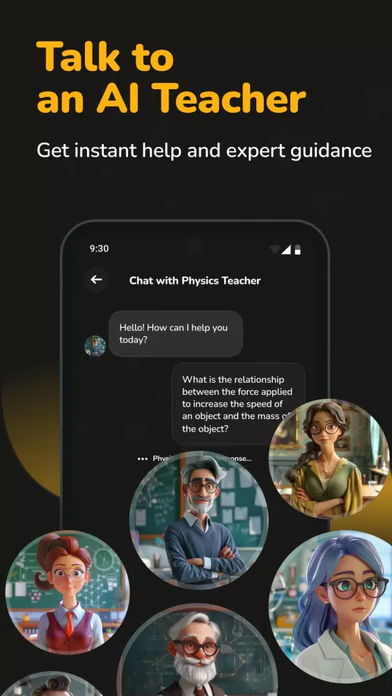 Studi: AI Homework Assistant Screenshots