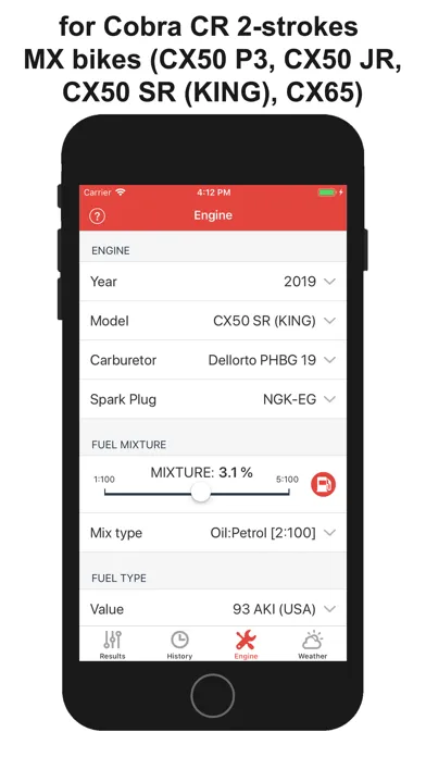 Captures d'écran de Jetting for Cobra 2T Moto Dirt