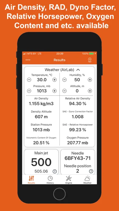 Jetting for KTM 2T Moto स्क्रीनशॉट