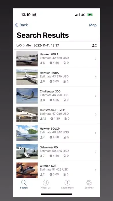Captures d'écran de Jet Luxe
