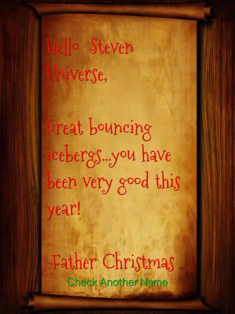Tangkapan skrin Santa's Nice List iPad 