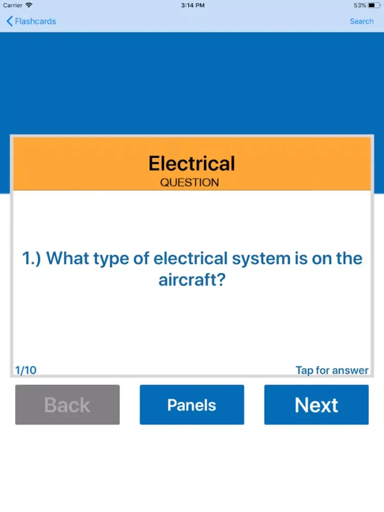 Capturas de tela do Cessna C152 Study App iPad 