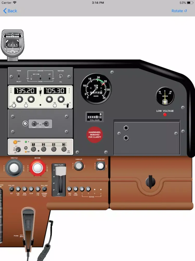 Capturas de tela do Cessna C152 Study App iPad 