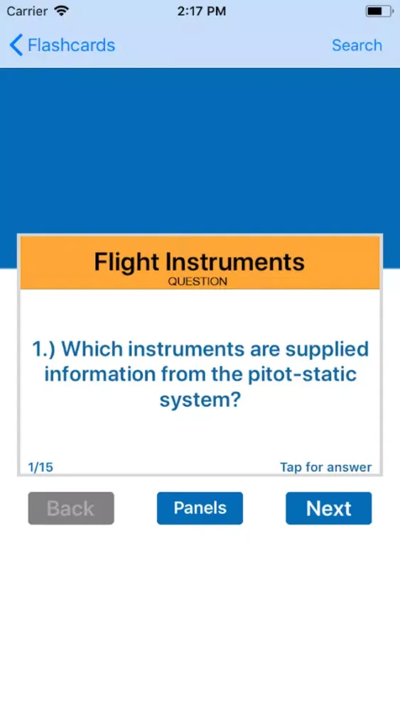 Capturas de tela do Cessna C152 Study App
