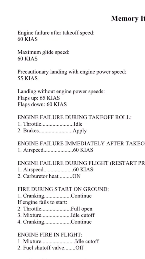 Capturas de tela do Cessna C152 Study App