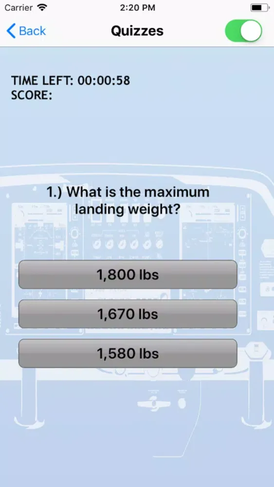 Capturas de tela do Cessna C152 Study App