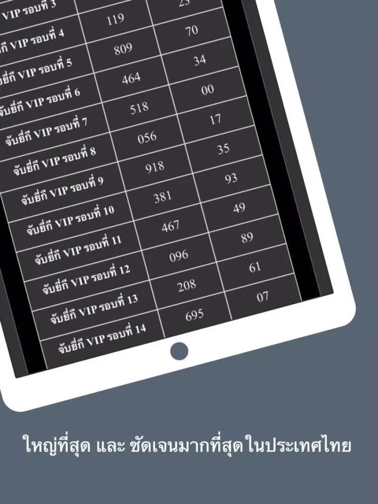 Tangkapan skrin หวย JETSADA iPad 