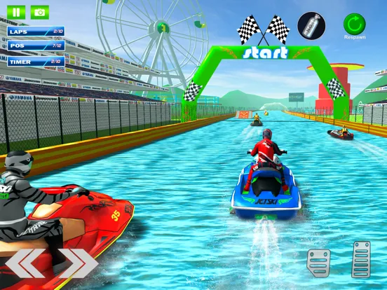 JetSki Speedboat Racing Game iPad  سکرین شاٹس