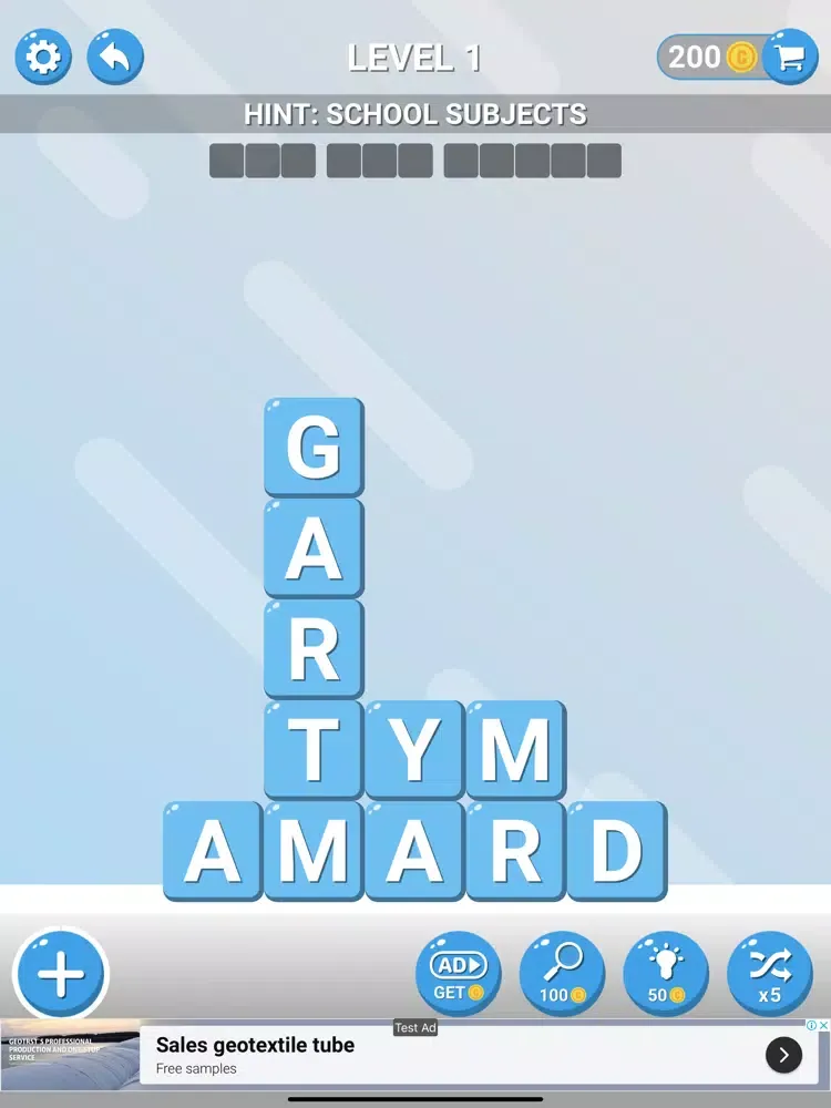 Скриншоты Smart word puzzles iPad