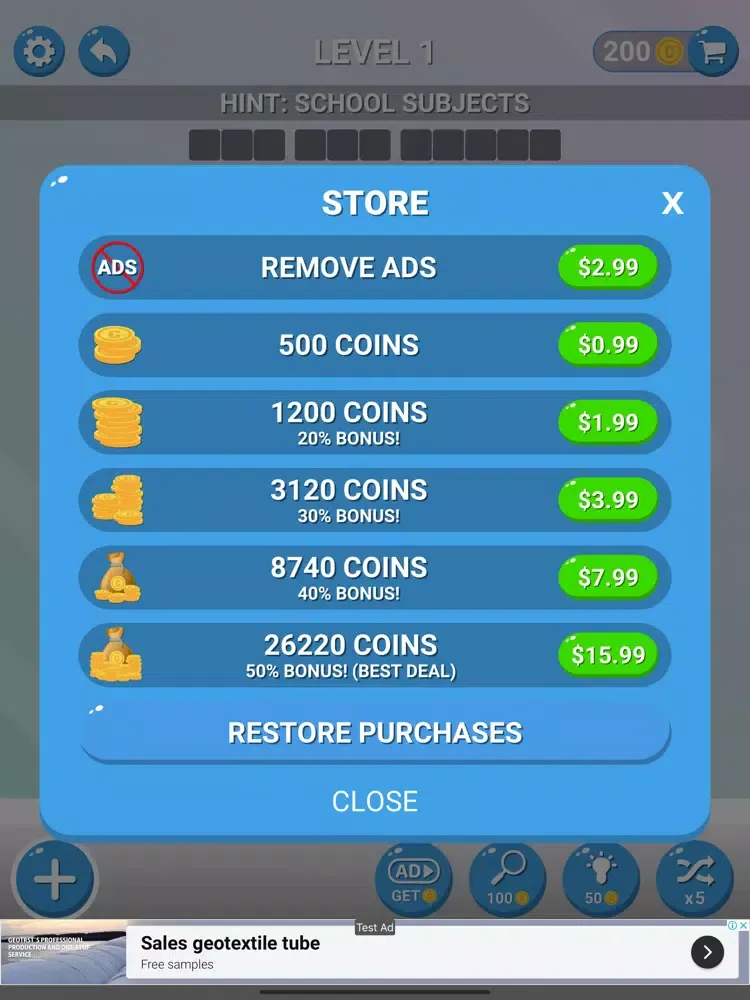 Скриншоты Smart word puzzles iPad