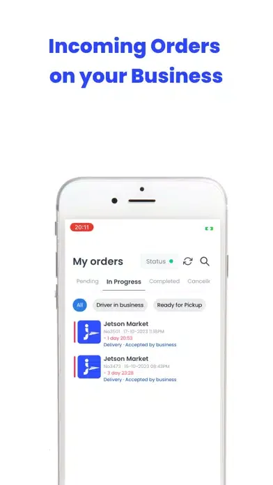 Jetson Orders Screenshots
