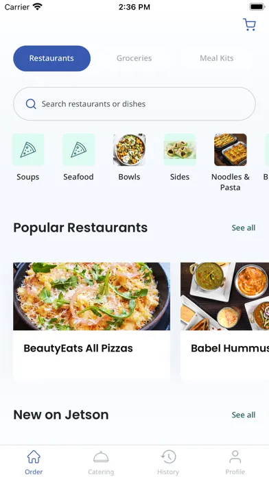 Jetson - Food Delivery應用截圖