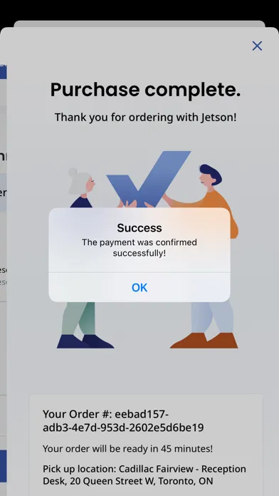 Jetson - Food Delivery應用截圖