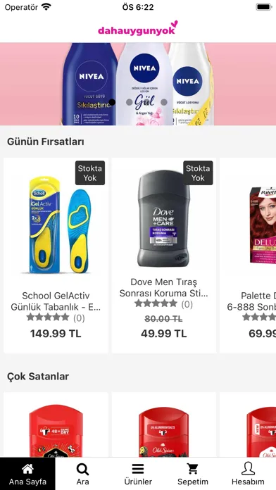 DahaUygunYok Ekran Görüntüleri