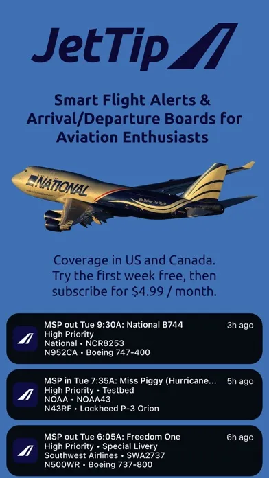 Tangkapan layar JetTip