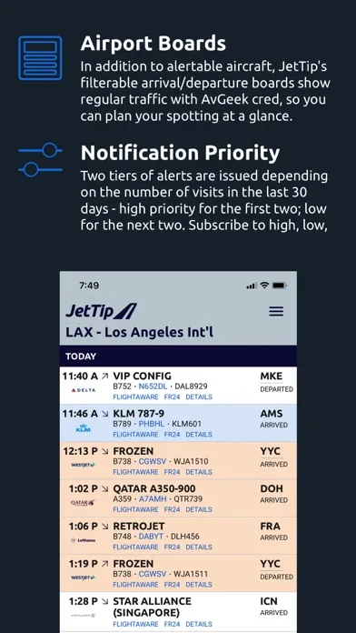 Tangkapan layar JetTip