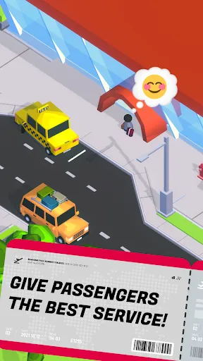 Tangkapan layar Airport Inc. Idle Tycoon Game