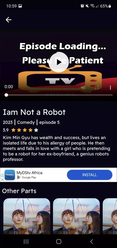 Zrzuty ekranu Luganda Translated Movie Serie