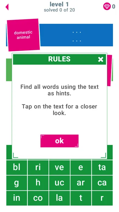 Mom's Words and Clues Game স্ক্রিনশট