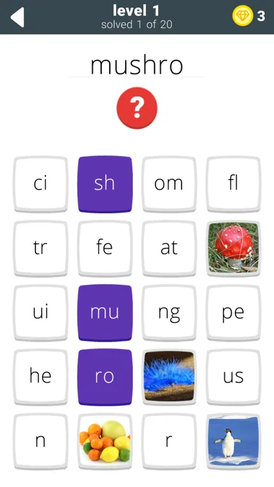Captures d'écran de Words and Pics Puzzle