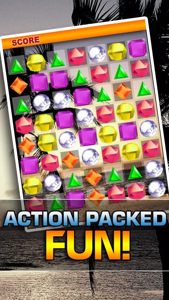 Jewel Crush Blitz - Free Multiplayer Match Three Puzzle Game应用截图