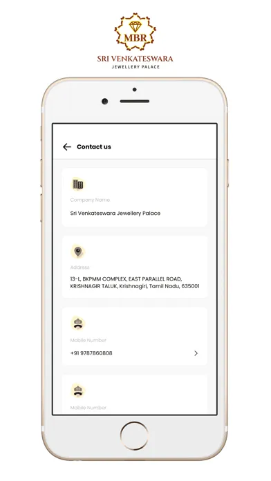 Sri Venkateswara Jewellery MBR स्क्रीनशॉट