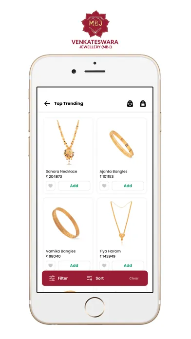 Tangkapan skrin Venkateswara Jewellery (MBJ)