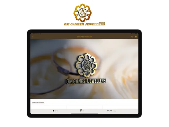 Om Ganesh Jewellers App iPad  スクリーンショット