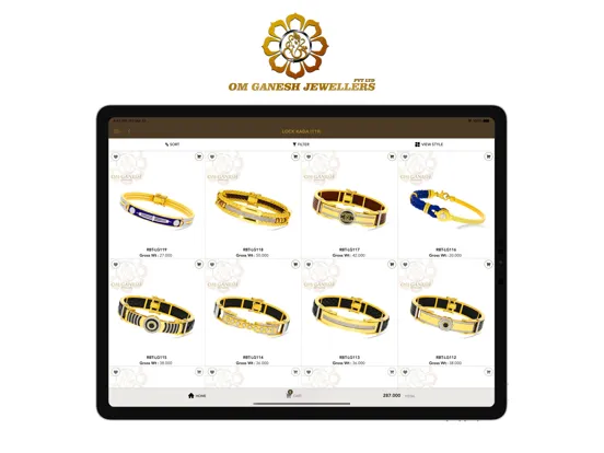 Om Ganesh Jewellers App iPad  スクリーンショット