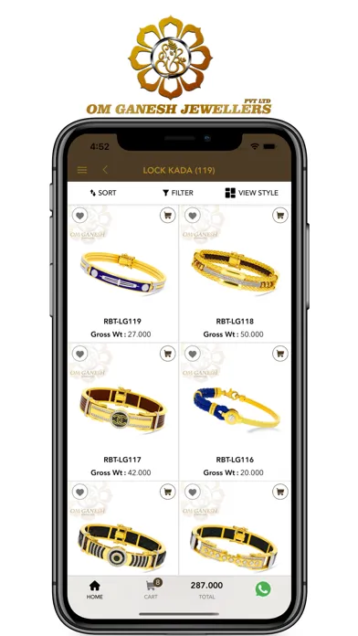 Om Ganesh Jewellers App スクリーンショット