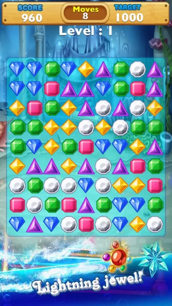Captures d'écran de Jewels Story: Splash Adventure