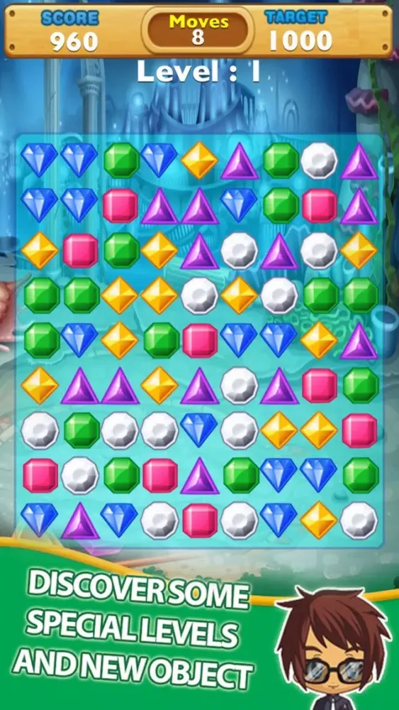 Jewels Star Island: Deluxe Pro Screenshots