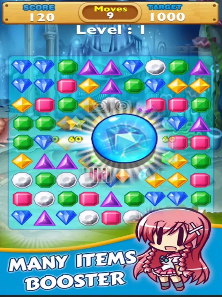 صور Jewels Lucky Deluxe: Match Gem Mania iPad 