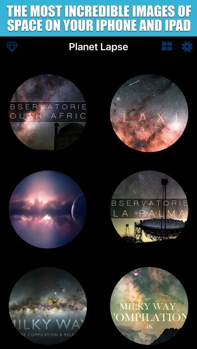PlanetLapse Space Screenshots