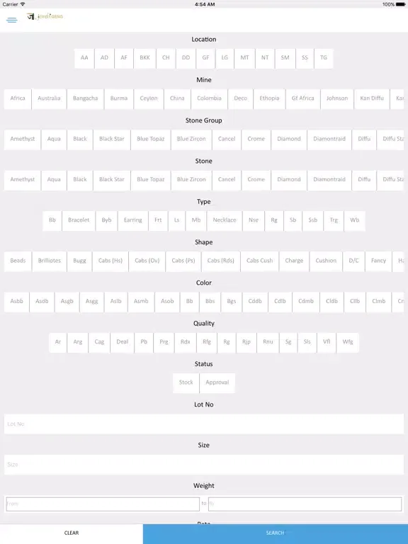Tangkapan skrin Jewels Prime Gems iPad 