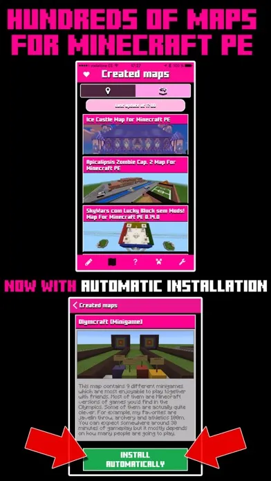 Maps for Minecraft : Pocket Edition Ekran Görüntüleri